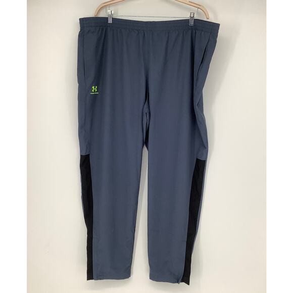 Under Armour Mens 4XL Blue Black Vital Woven Pants Workout Run Activewear J20-31 - Picture 2 of 8